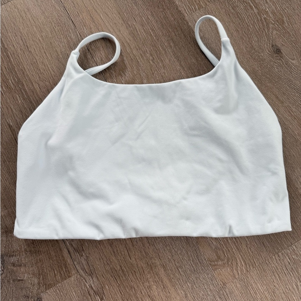 Azur Fit - bra top with twist back - light blue